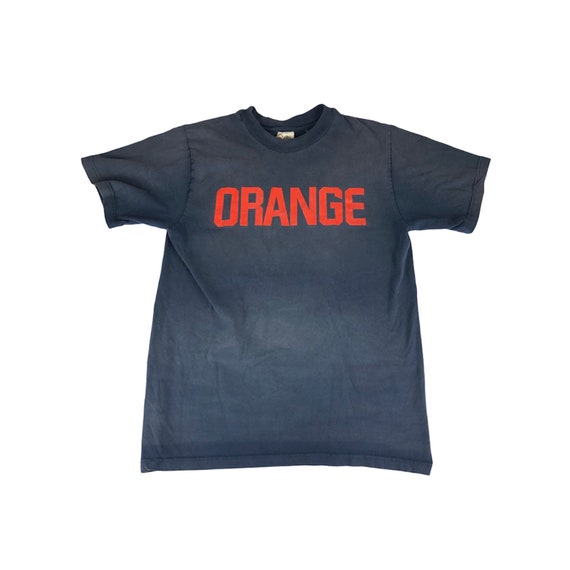 1990s Sunfaded Syracuse Orange Tshirt Made in USA