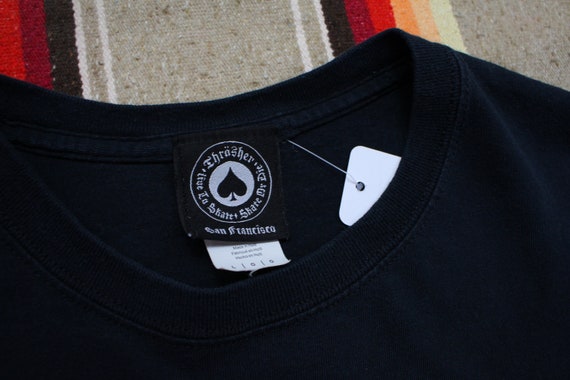 2000s Thrasher Pushead Skateboard T-Shirt Size L - image 3