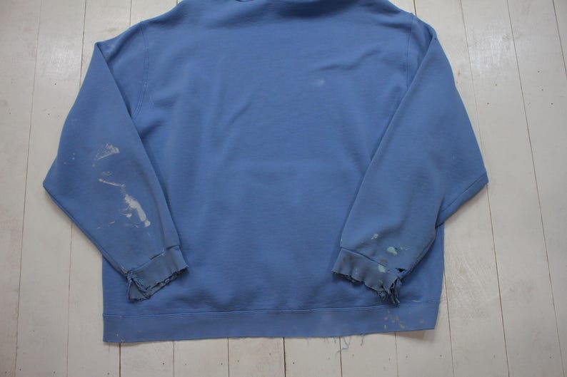 2000s Y2K Nike Mid Check Center Swoosh Distressed Painters Hoodie