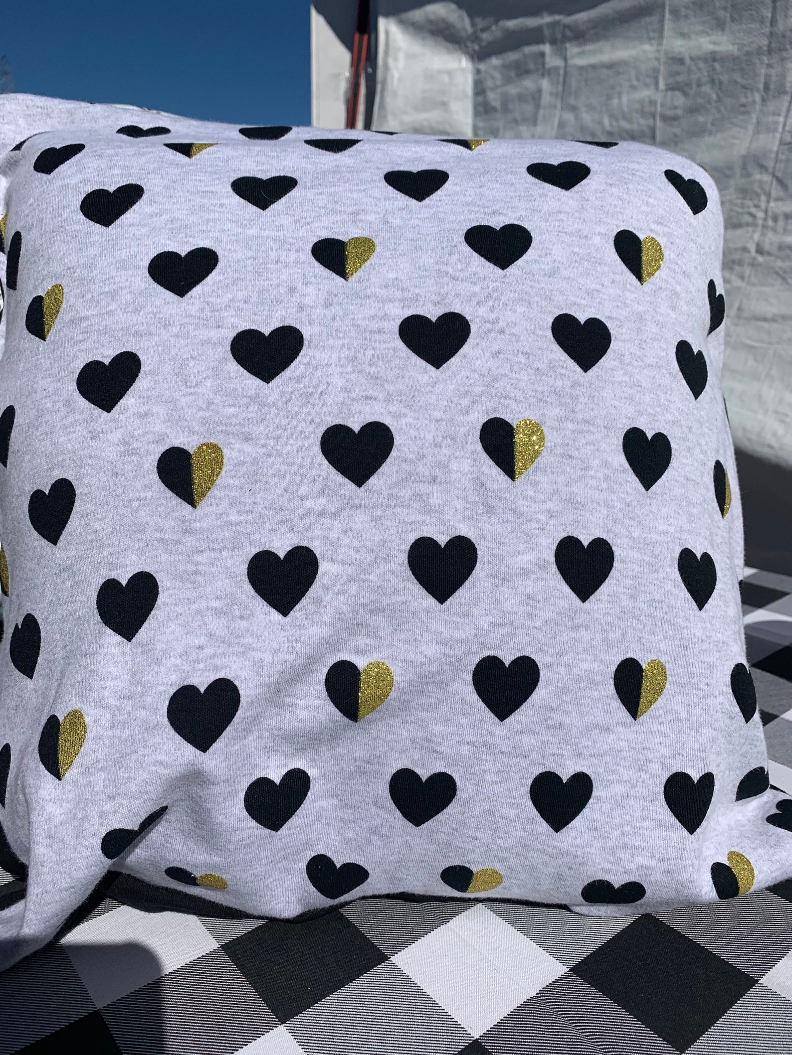 Jersey Knit Heart Pillow, 12 Pillow for Kids and Teens Etsy