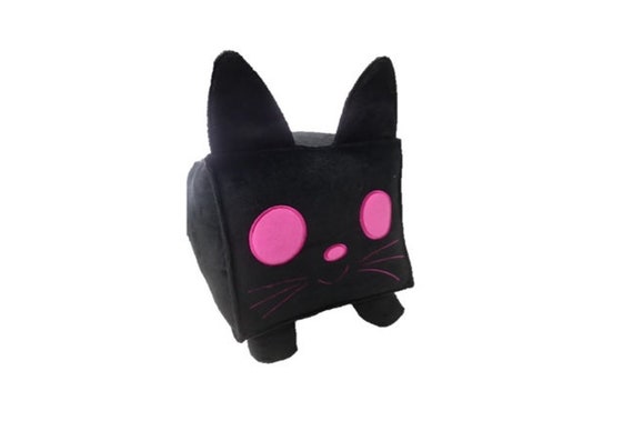 Handmade Plush Roblox Dark Matter Cat Pet Simulator Etsy - roblox plush pet simulator