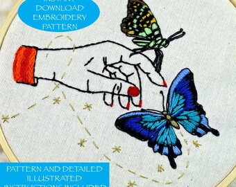 WITHIN REACH Printable Embroidery Pattern | Instant Download | Instant Digital Download |