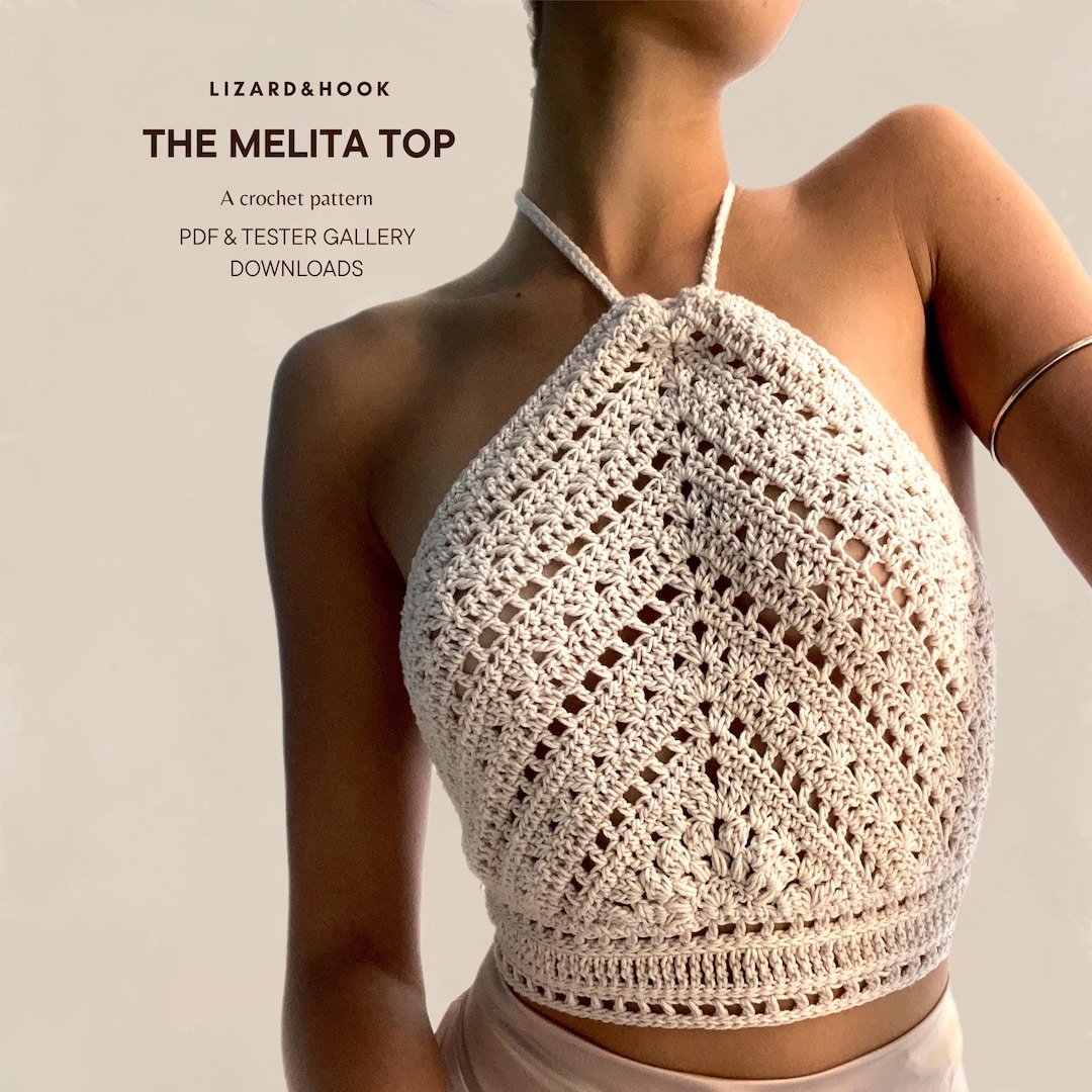 The Melita Top | CROCHET PATTERN PDF | Beginner/intermediate