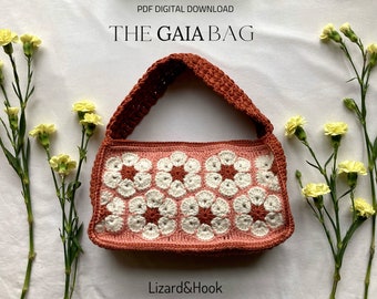 The Gaia Bag and Purse CROCHET PATTERN | PDF Instructions | Lizard&Hook