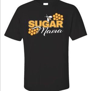Funny Honey Comb Sugar Mama Bee Hive Cute Beekeeper Queen Bee - Unisex T-Shirt