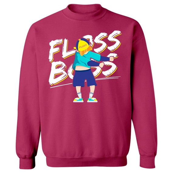 Halloween Long Sleeve Shirt Floss Like a Boss Skeleton Dance Funny Halloween Tee T-Shirt S-5XL