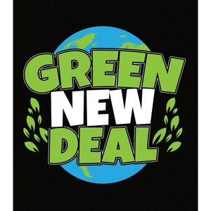 Green New Deal Earth Day Fight Climate Change AOC Alexandria Ocasio Cortez - Poster