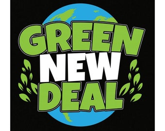 Green New Deal Earth Day Fight Climate Change AOC Alexandria Ocasio Cortez - Poster