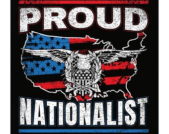 American Flag Proud Nationalist Patriotic Loyalist Patriot Gift - Poster