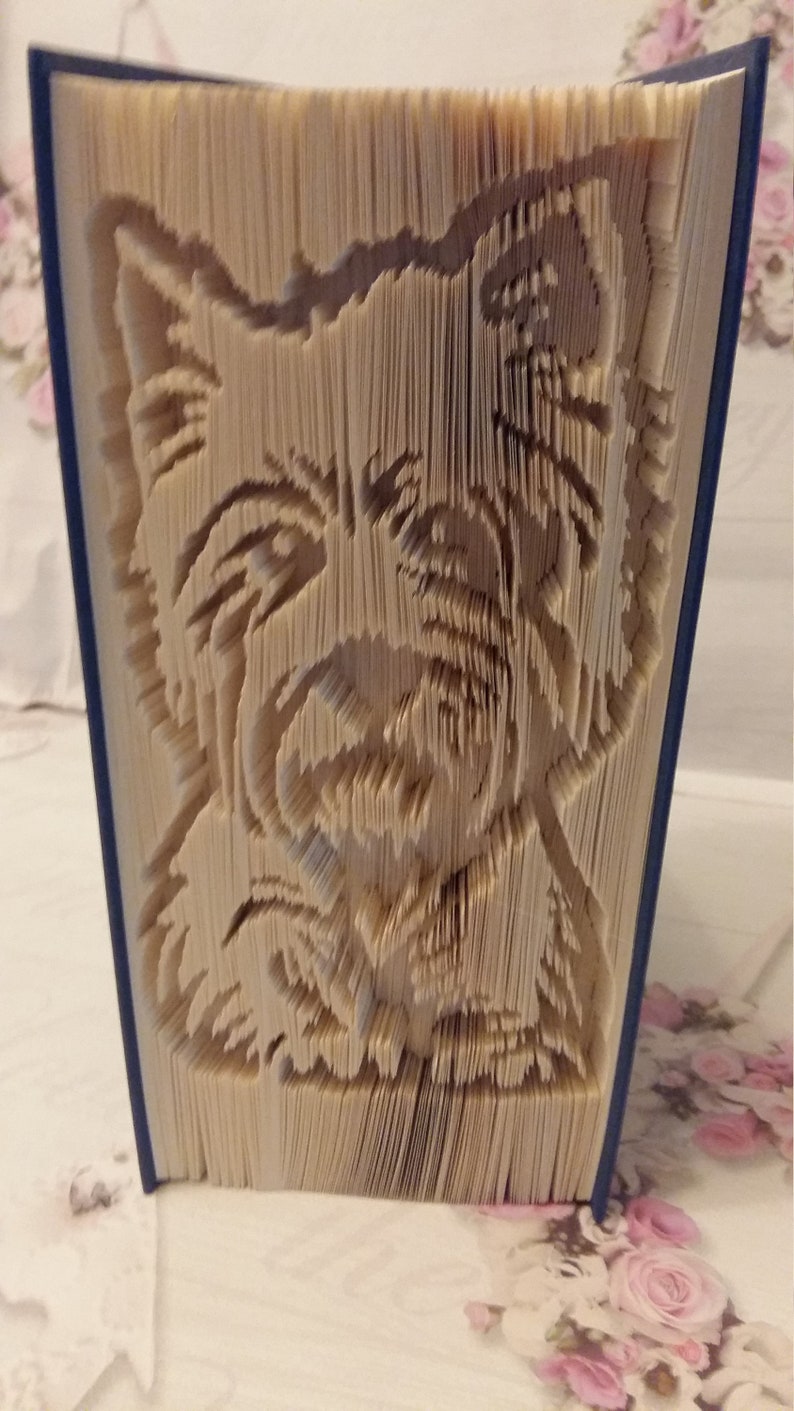 Westie / Scottie Dog Cut and Fold Book Folding Pattern Etsy