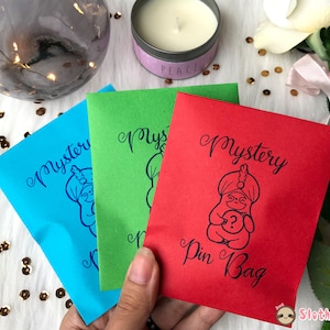 C-Grade Mystery Enamel Pin Bags Sale / Blind Bags / Grab Bags / Lucky Dip / Surprise
