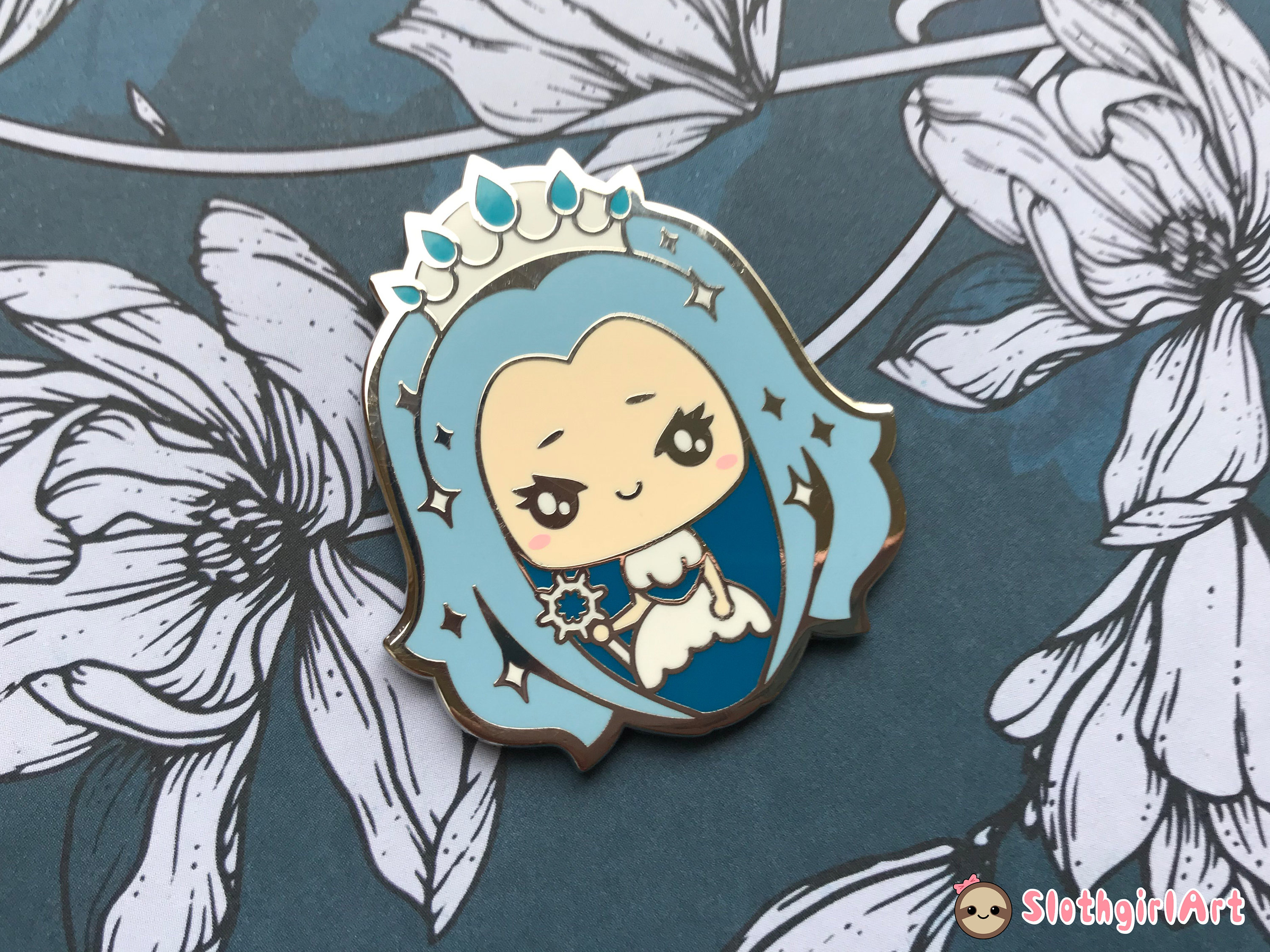 Queen Frostine Candy Land Chibi Character Silver Hard Enamel Pin - Etsy