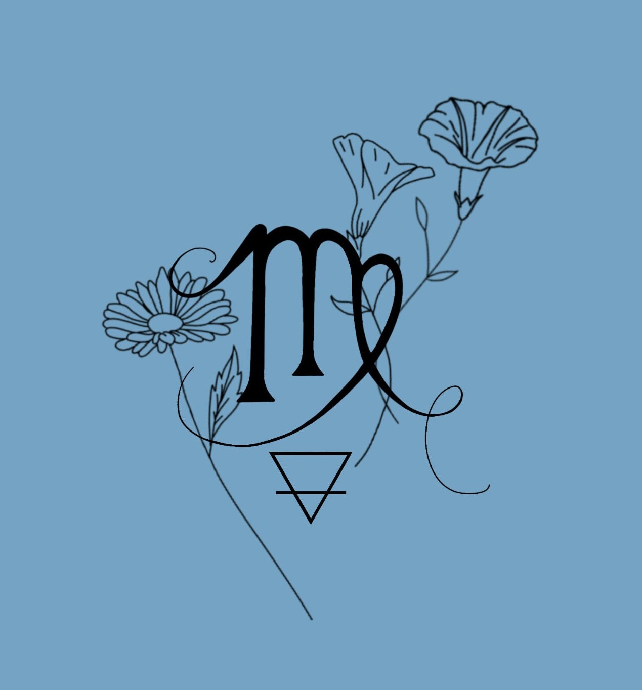 Virgo Tattoo Art - Etsy UK Virgo Tattoo Art - Etsy UK