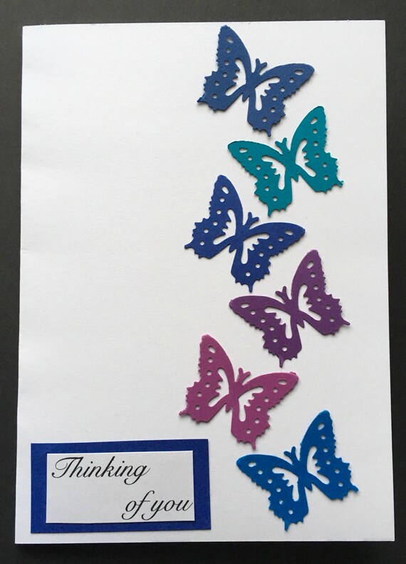 Maison Cartes De Voeux Papeterie Teddy Butterfly Jolie Carte Thinking Of You Carte Juste Pour Dire La Pensee De Vous