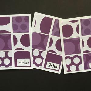 Bright Hello Greeting Card Set (5 Cards) - Etsy