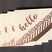 Hello Cards Set of 6 - Etsy