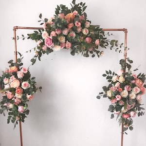 Flower Arch, Flower swag, Wedding arch, Wedding swag, Wedding flower swag, Flower arrangement, Wedding arch flowers, Flower arbor