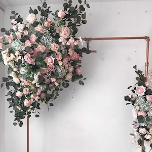 Large flower swag, Flower arch swag, Floral arch swag, Wedding flower swag, silk flower swag, artificial flower swag