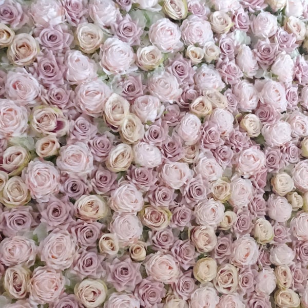 Pink Flower wall, Floral wall, Wedding flower wall, Wedding backdrop, Flower backdrop, nursery flower wall, Blush flower wall