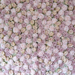 Pink Flower wall, Floral wall, Wedding flower wall, Wedding backdrop, Flower backdrop, nursery flower wall, Blush flower wall image 2