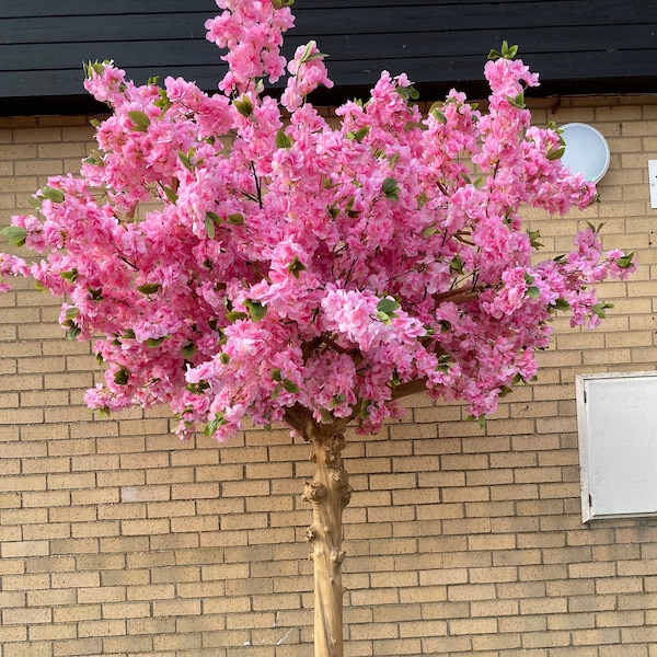 Arbre en fleurs de cerisier imitation rose, arbre en fleurs pour restaurant