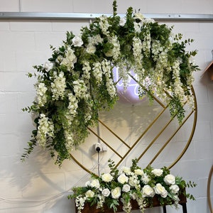 LUXE Wisteria Wedding Flower Garland | Elegant Floral Decor