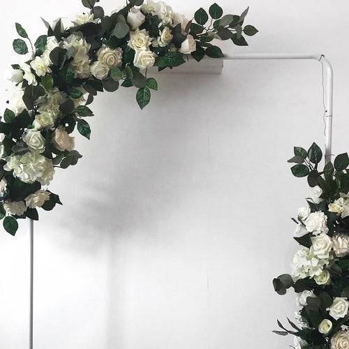 Arch Garland Arch Flowers Flower Garland Wedding Arch Etsy