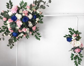 Wedding Arch, Arch flowers, Arch swag, Flower swag, Floral swag, Wedding flower decor, Chuppah flowers, Eucalyptus garland, Flower garland