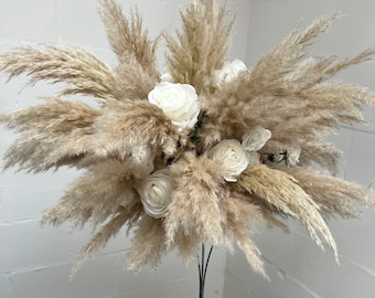 Pampas Flower Wedding Centrepiece Modern Table Decoration for Parties