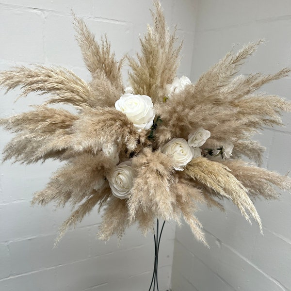 Pampas Flower Wedding Centrepiece Modern Table Decoration for Parties