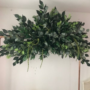 Grande Swag di fogliame, Arco di nozze di fogliame, Arco di fiori, Swag di nozze, Disposizione di arco di fogliame, Swag di verde, Swag di arco di eucalipto