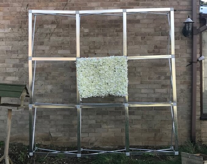 2.3m X 2.3m Flower Wall Stand Flower Wall Backdrop Stand Etsy UK