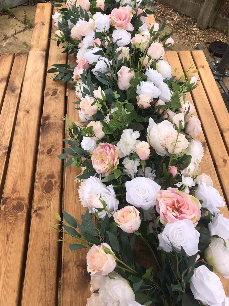 Flower Garland Wedding Flower Garland Floral Garland Flower Etsy UK