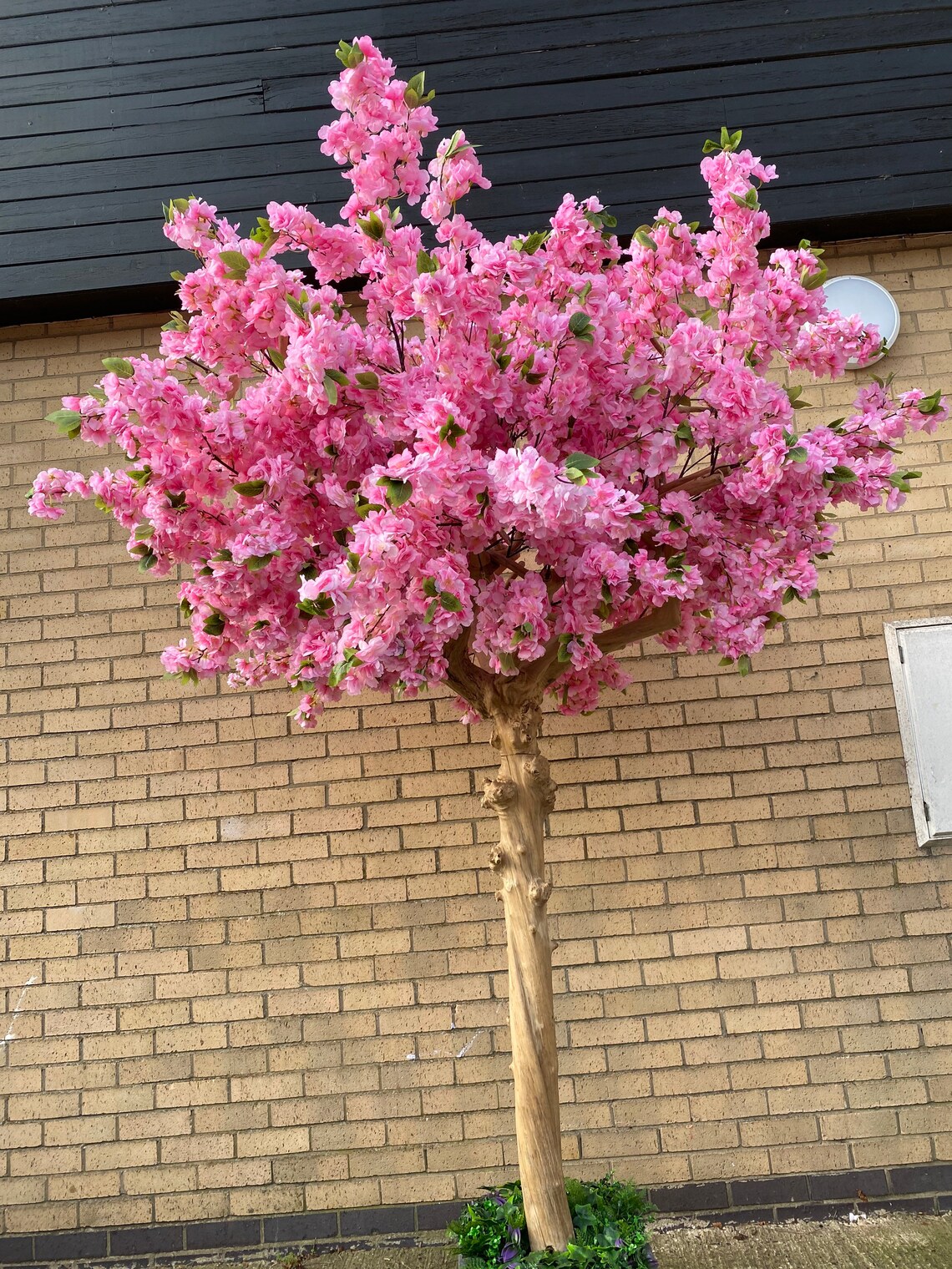 Faux Cherry Blossom Tree Cherry Blossom Artificial Tree Pink Etsy