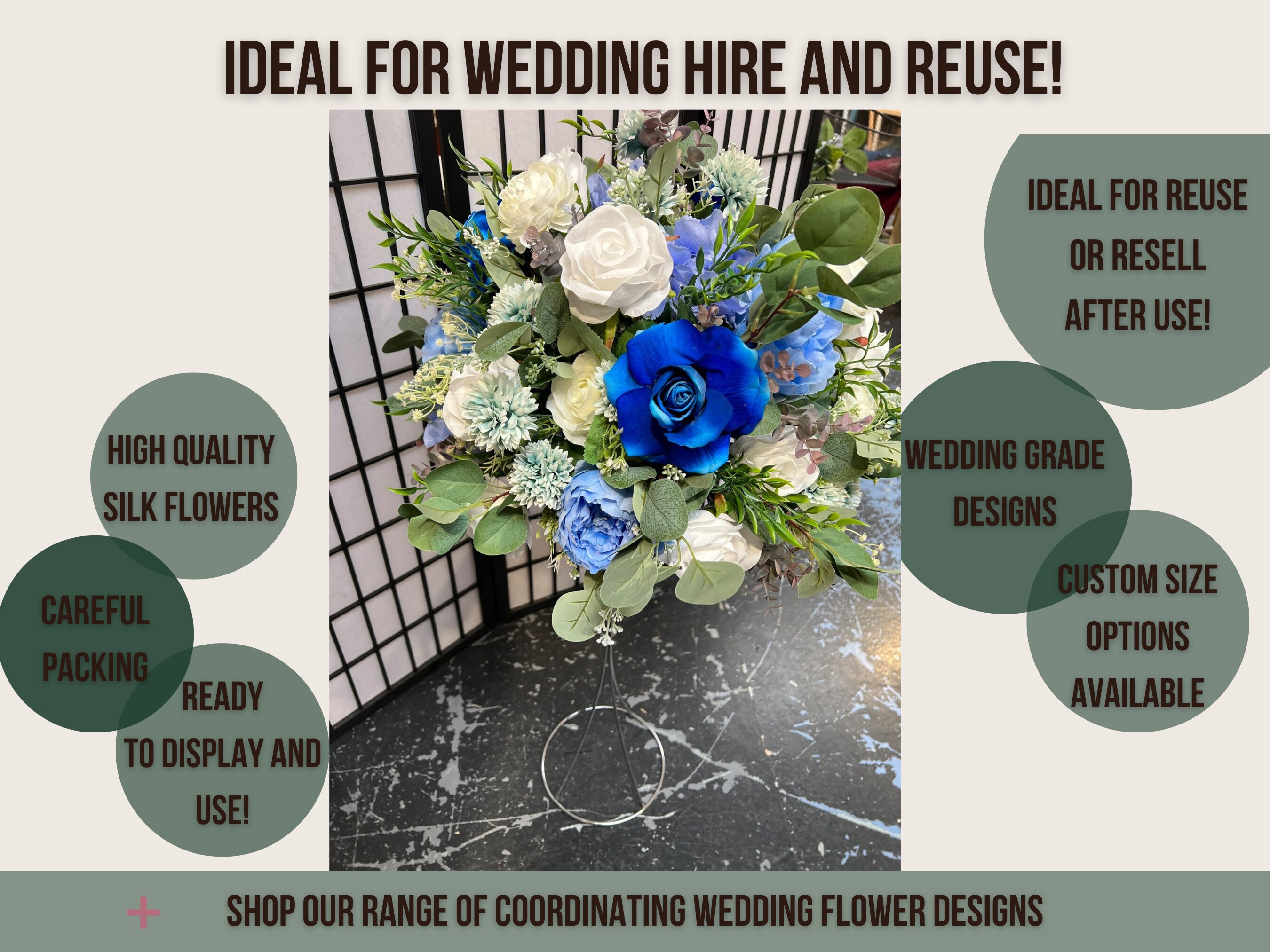 Bouquet Di Rose A Cascata Artificiale, 1 Rosa Bordeaux Avorio, Bouquet Da Sposa Prefabbricato Per Matrimoni, Feste, Decorazioni Per Balli - Foto 9