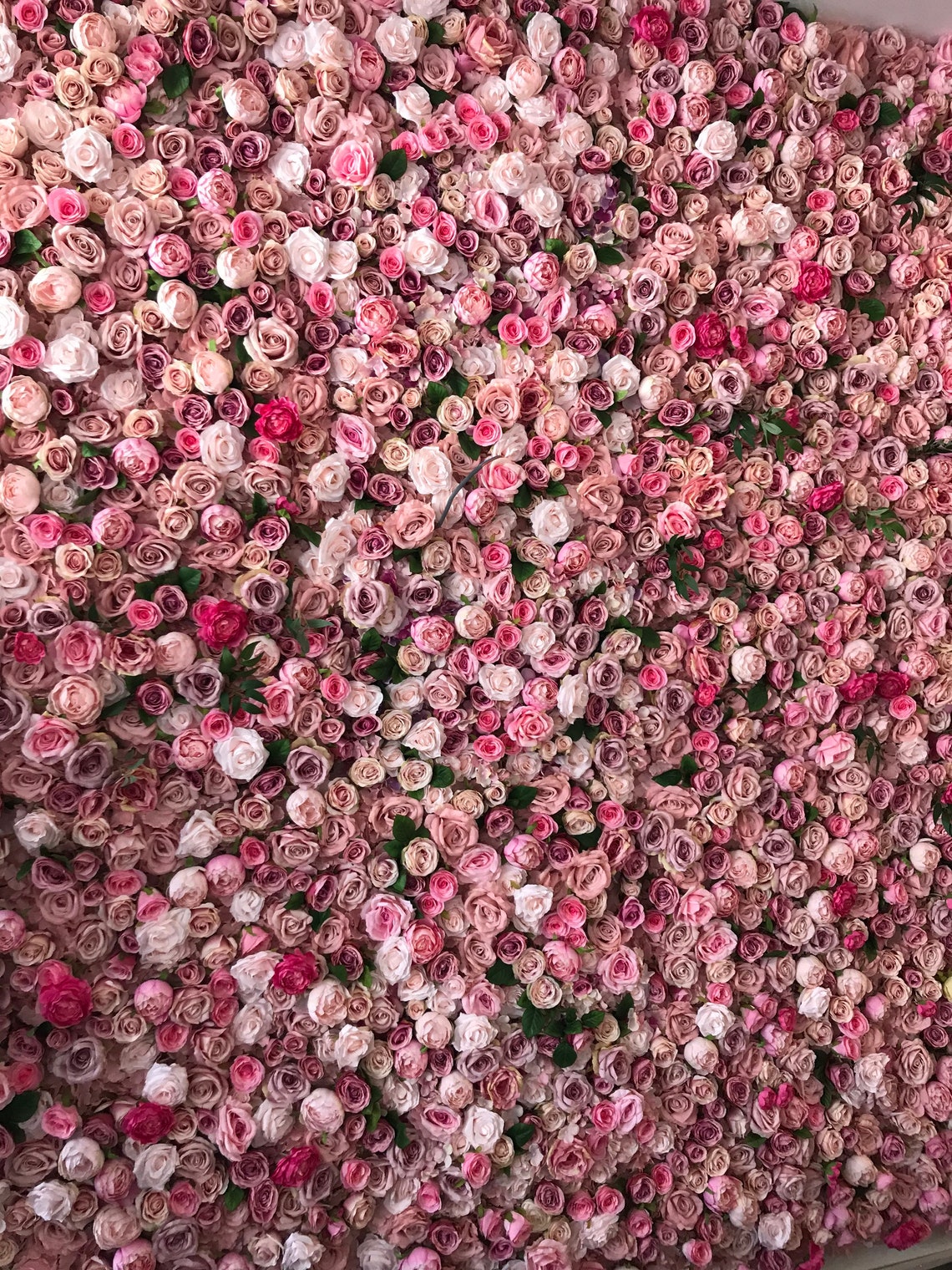 HOT Pink Flower Wall Pink Floral Wall Pink Flower Wall Etsy UK