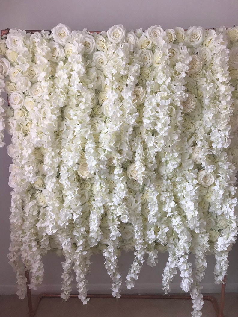 Flower Wall Floral Wall Wedding Flower Wall Flower Etsy UK