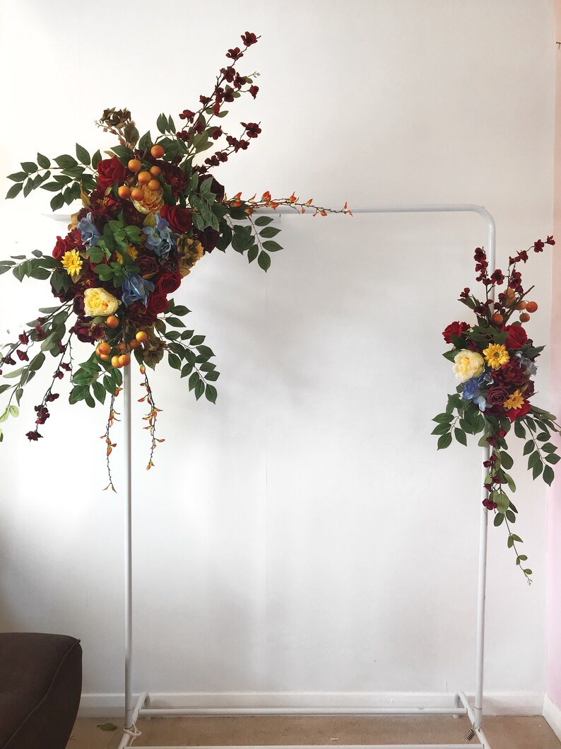 Wedding Arch Arch Flowers Flower Swag Floral Swag Arch Etsy