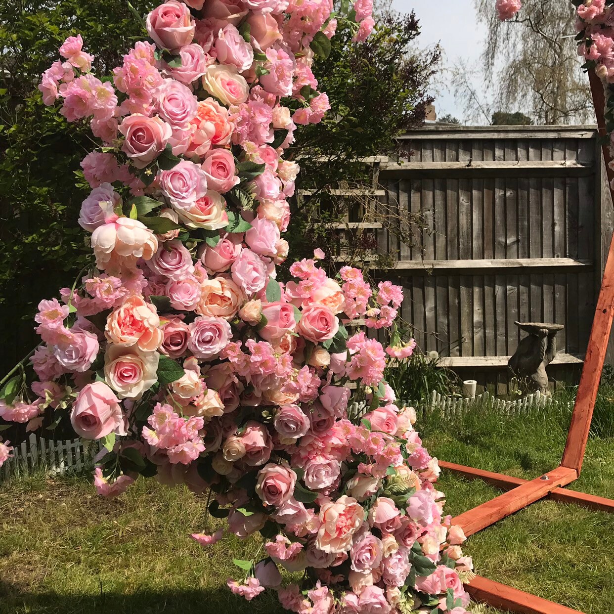 Flower Arch Flower swag Wedding flower swag Wedding arch Etsy
