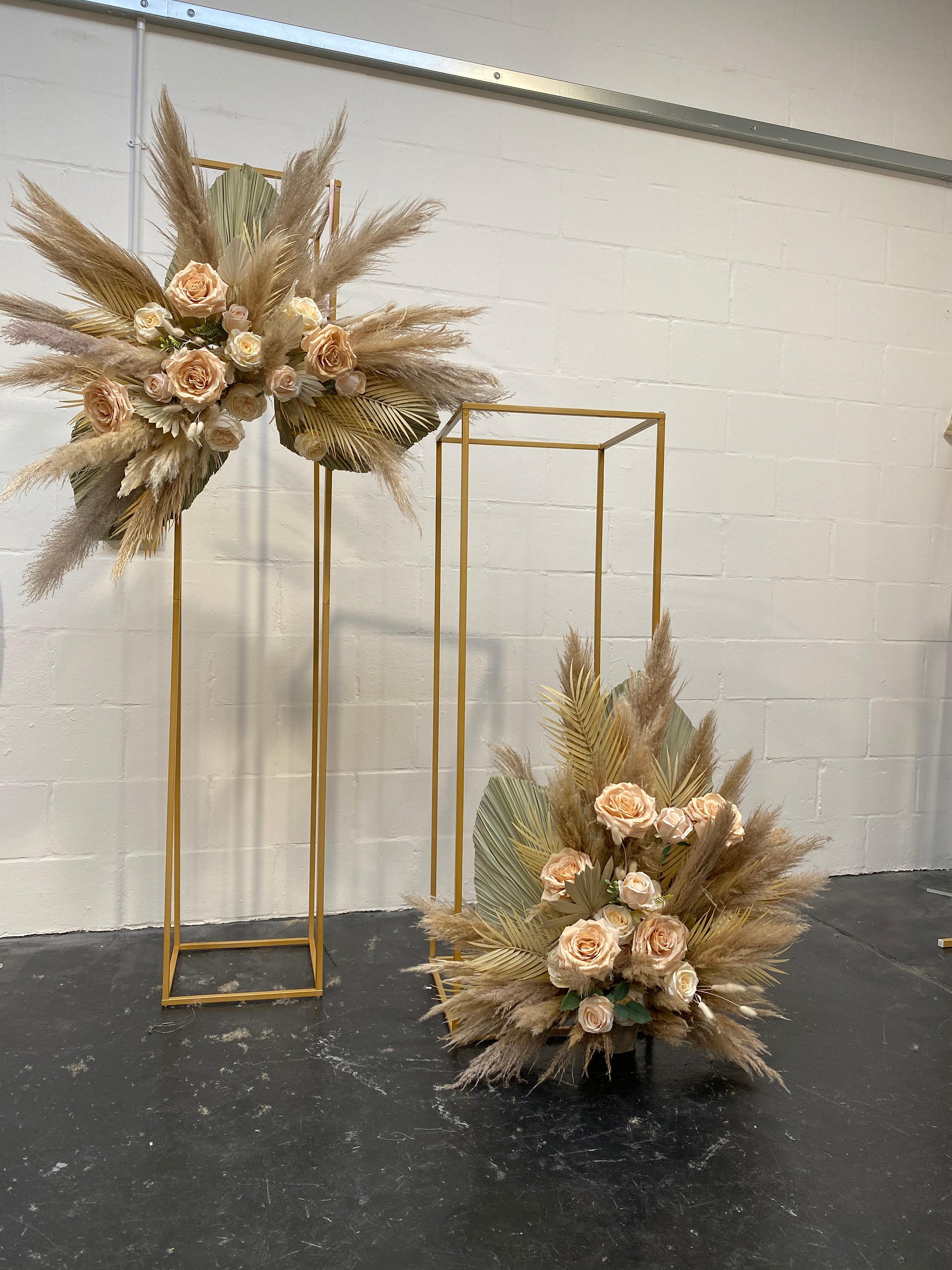 Golden Pampas Grass Arrangement – LottaCoco Creation's LLC