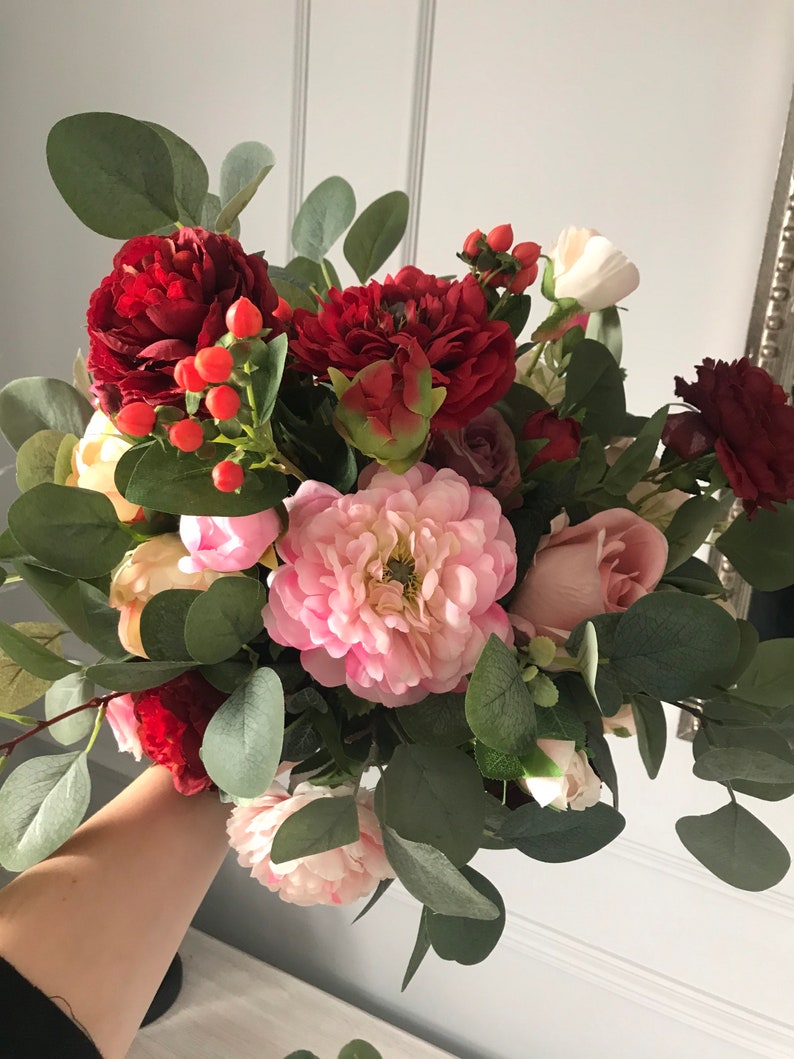 Fall Flower Garland Flower Swag Floral Swag Wedding Flower Etsy UK