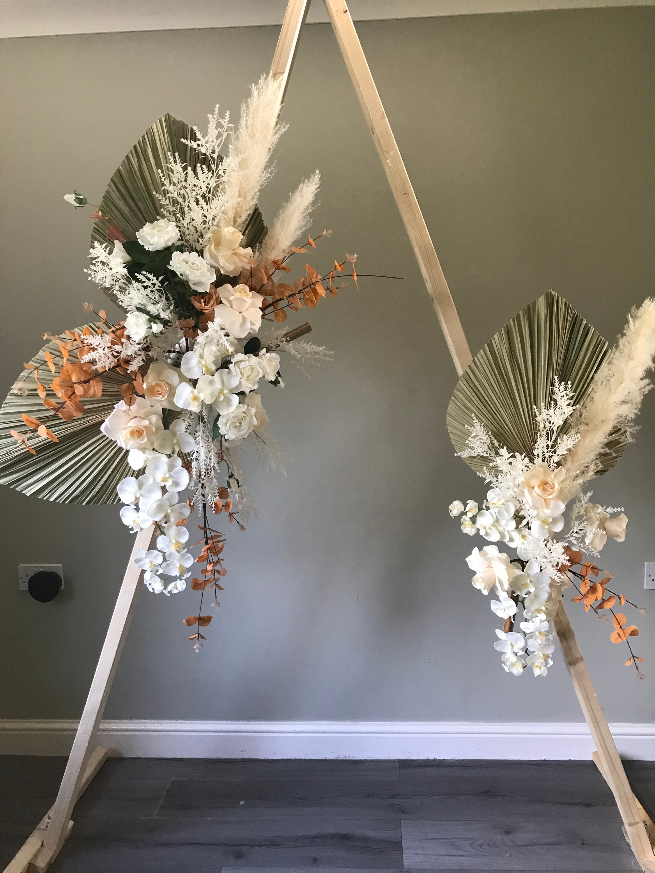 Boho Flower Arch Boho Flower Swag Floral Arch Wedding Arch Etsy