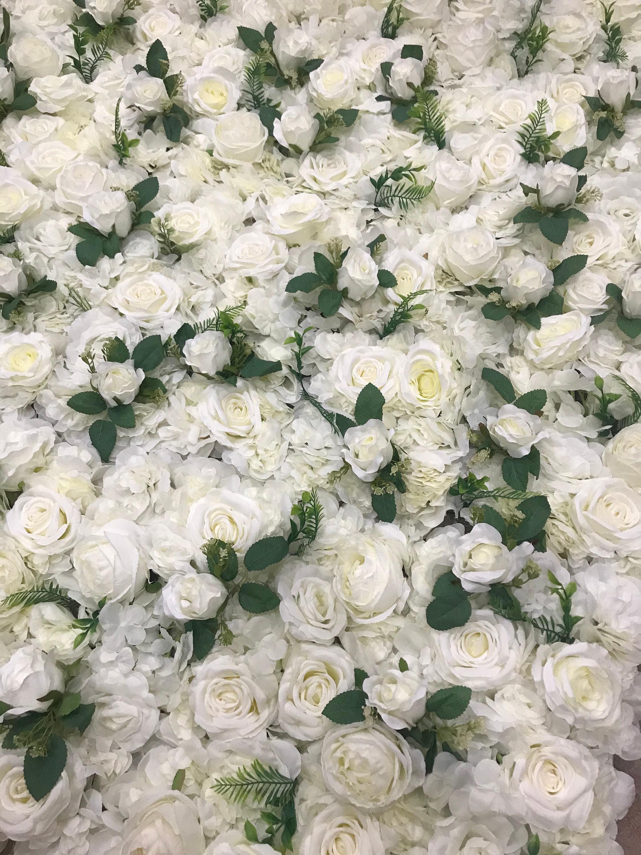 White Flower Wall Bride Floral Wall Wedding Flower Wall Etsy UK