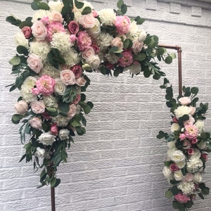 Flower arch, Floral arch, arch arrangement, wedding swag, flower arch swag, wedding flower arrangement, wedding arch flowers