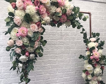 Flower arch, Floral arch, arch arrangement, wedding swag, flower arch swag, wedding flower arrangement, wedding arch flowers