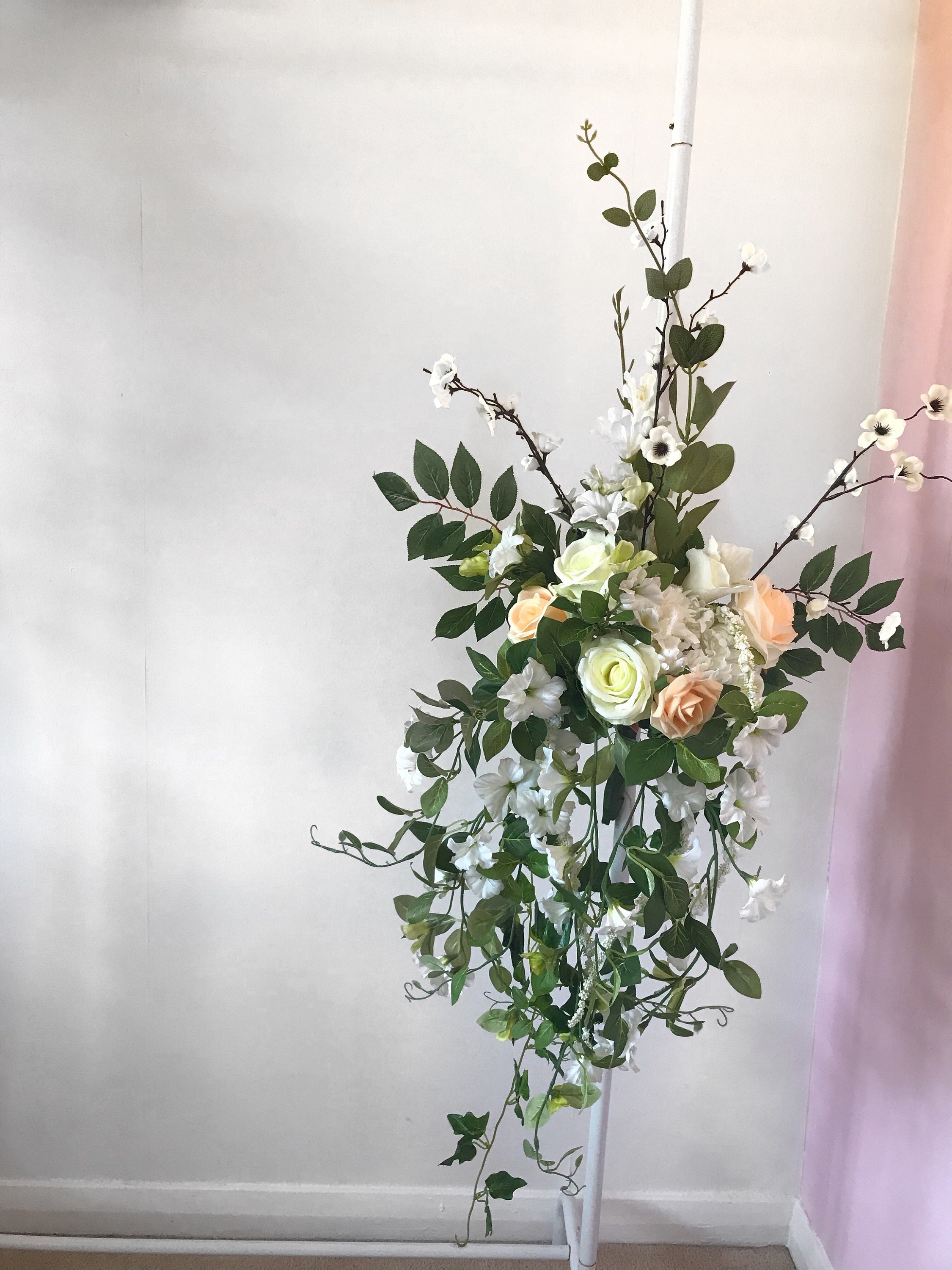 Flower Arch Flower Swag Arbor Swag Floral Arbor Floral Etsy