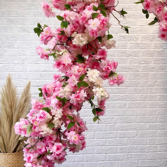 Rosa Kirschblüten-Girlande Hochzeit und Wohndekor