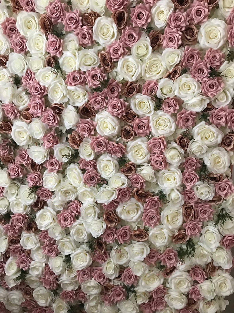 Murale fleur glam mur Floral mur de fleur de mariage Etsy