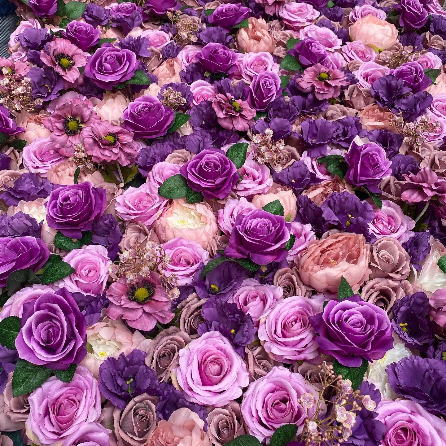 Mur de fleurs violettes mur floral violet mur de fleurs - Etsy France