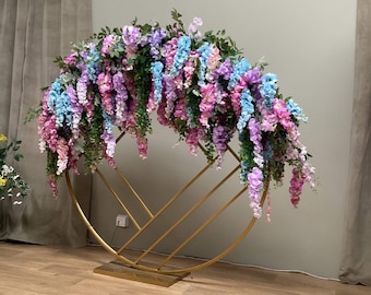 Pastel Wisteria Flower Garland For Party Decor